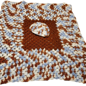 Newborn Hat Blanket Crocheted
